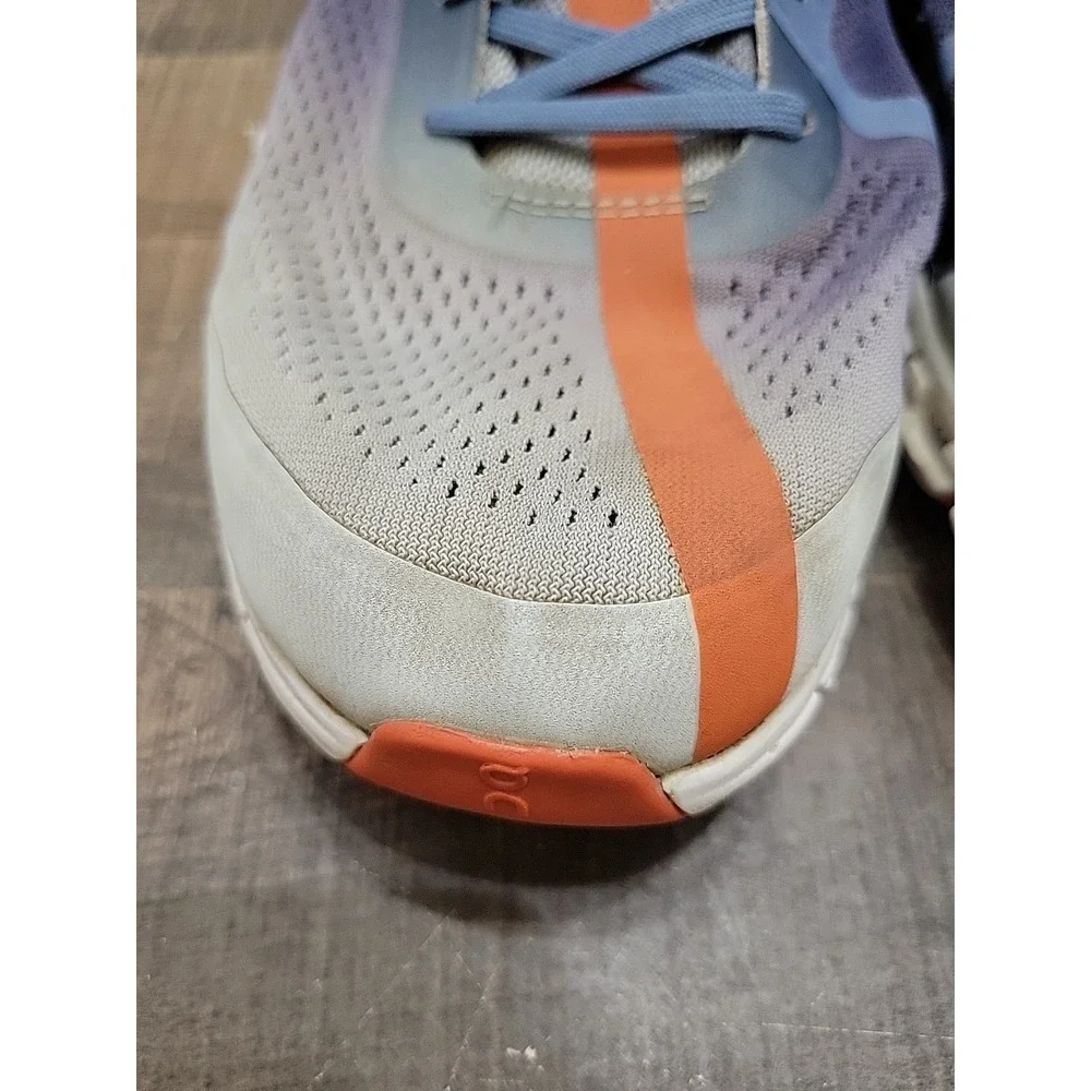 On Cloud Flow Shoes Mens 12 Blue Orange Running Gorpcore Sneaker 35.99237